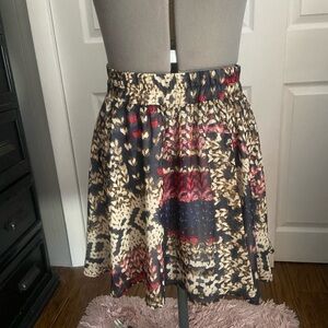 Chic Patterned Women's Skater Skirt